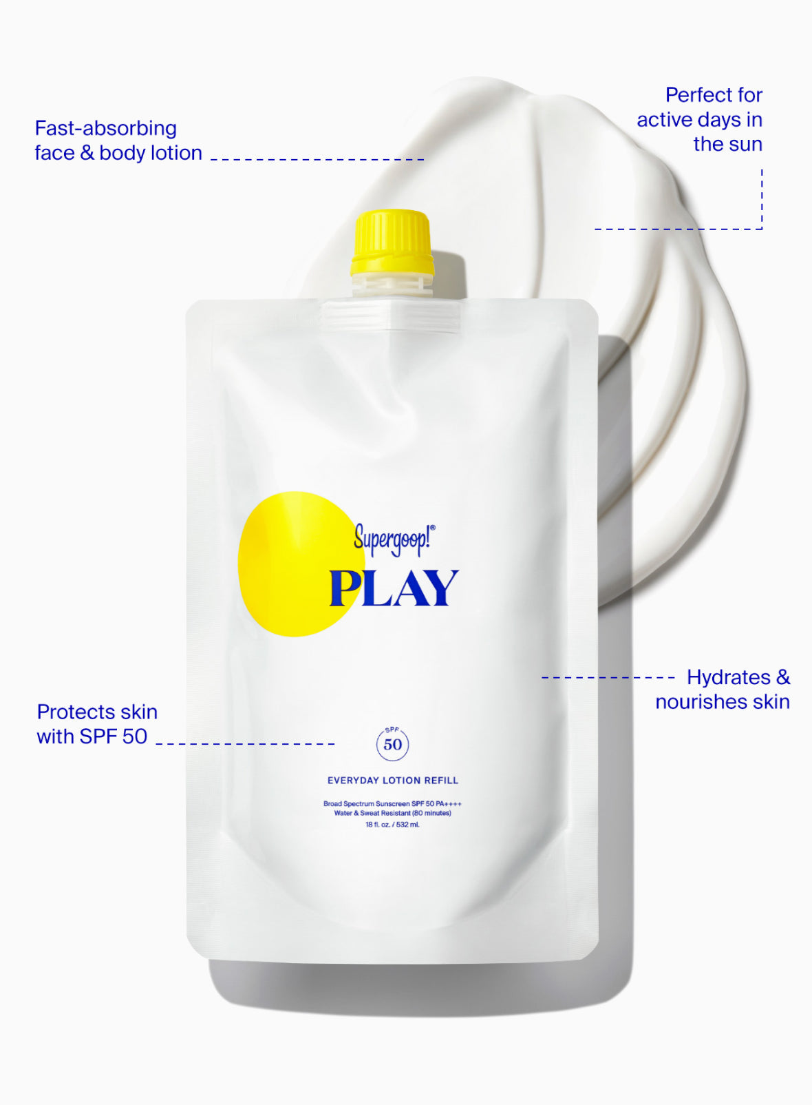 PLAY Everyday Lotion SPF 50 Pump Refill Pouch